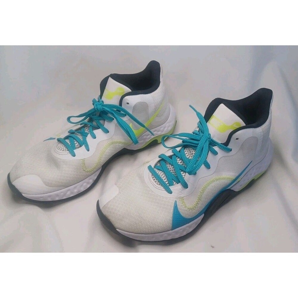Nike Renew Run Sneakers Multicolor Mesh Breathable Lace-Up Mens Size 10